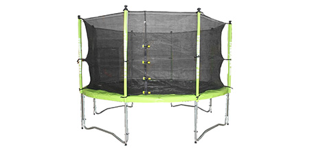 Safety net for trampoline 